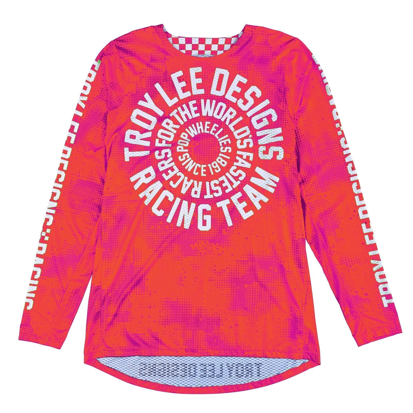 Troy Lee Designs 2025 Motocross GP PRO AIR Youth Carlsbad 97 Jersey Orange Pink